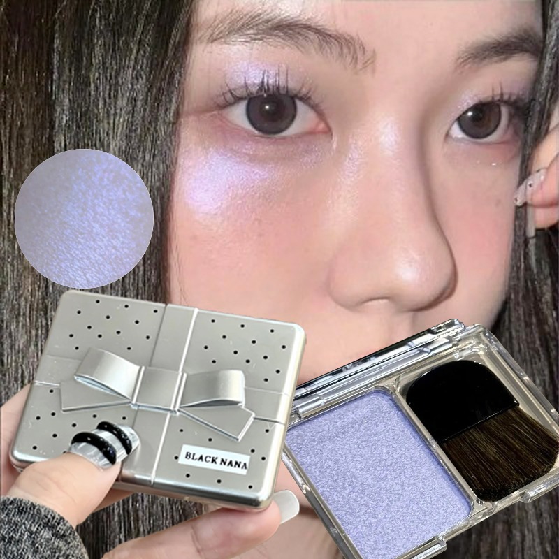 Eyeshadow Glitter Pigment - Palet Rias Wajah Punk Ice Purple