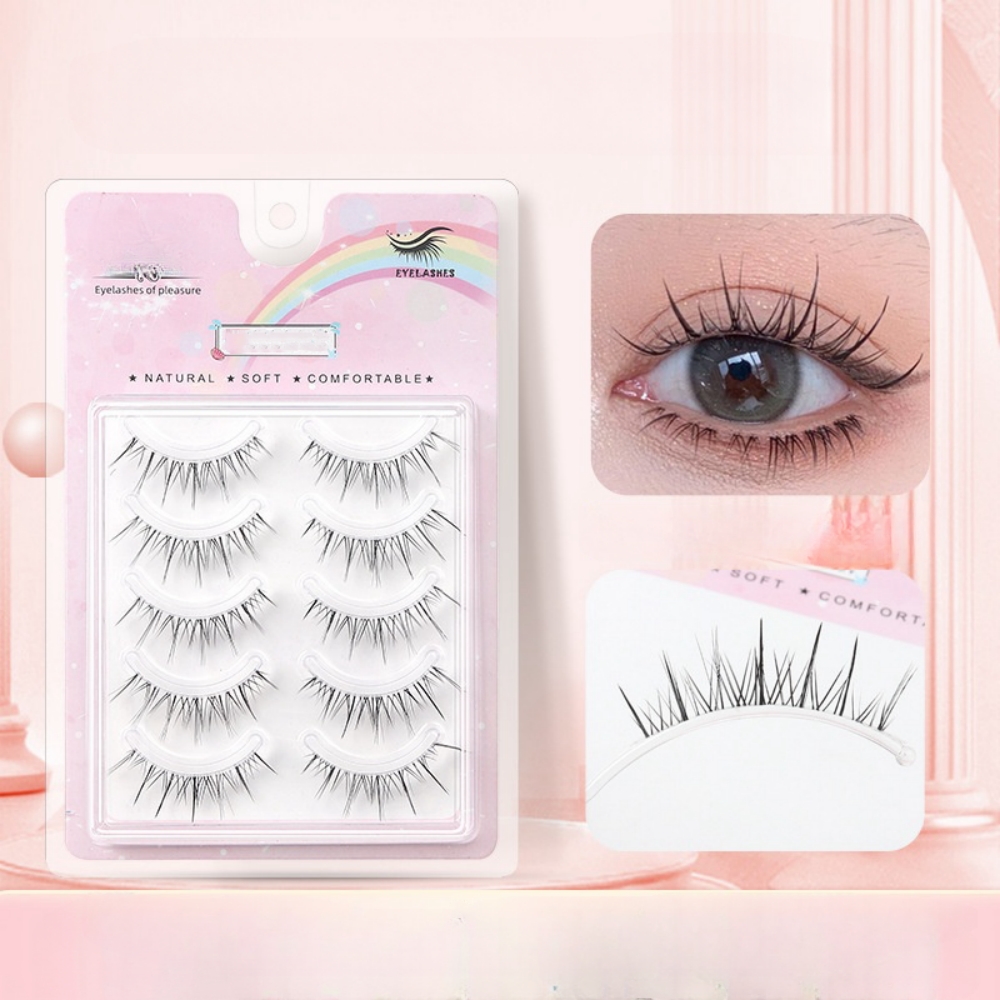 Beauty Makeup Looks - 5 Pasang Bulu Mata Palsu Bergelombang