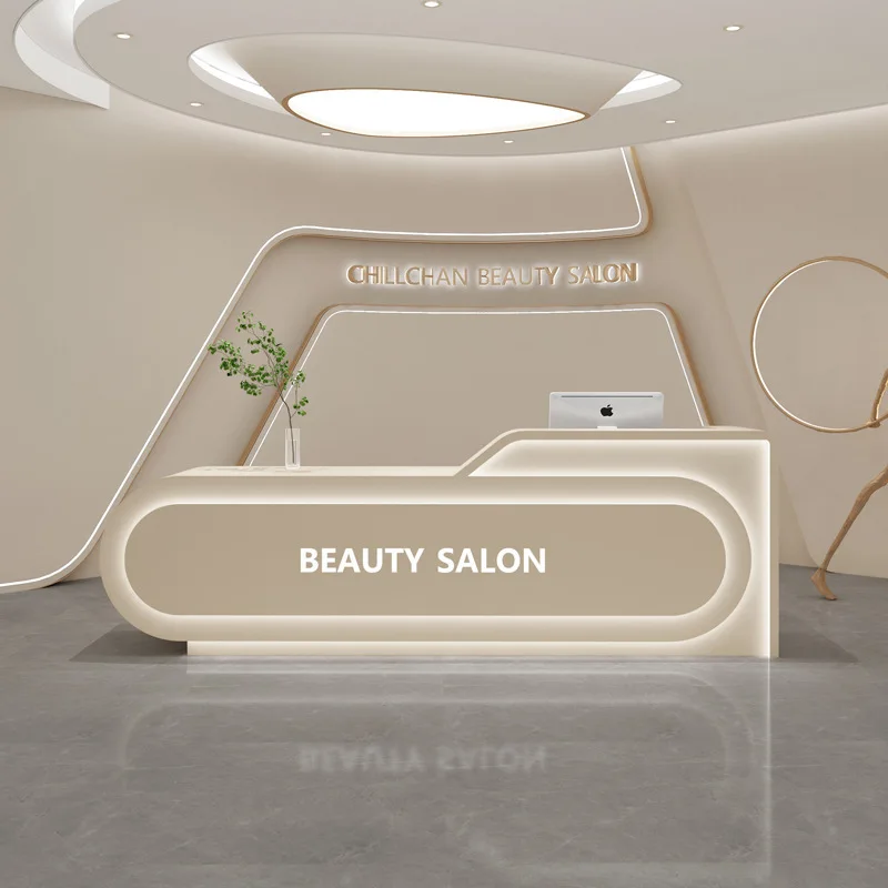 Beauty Makeup Institute - Meja kasir, meja resepsionis kecantikan, meja