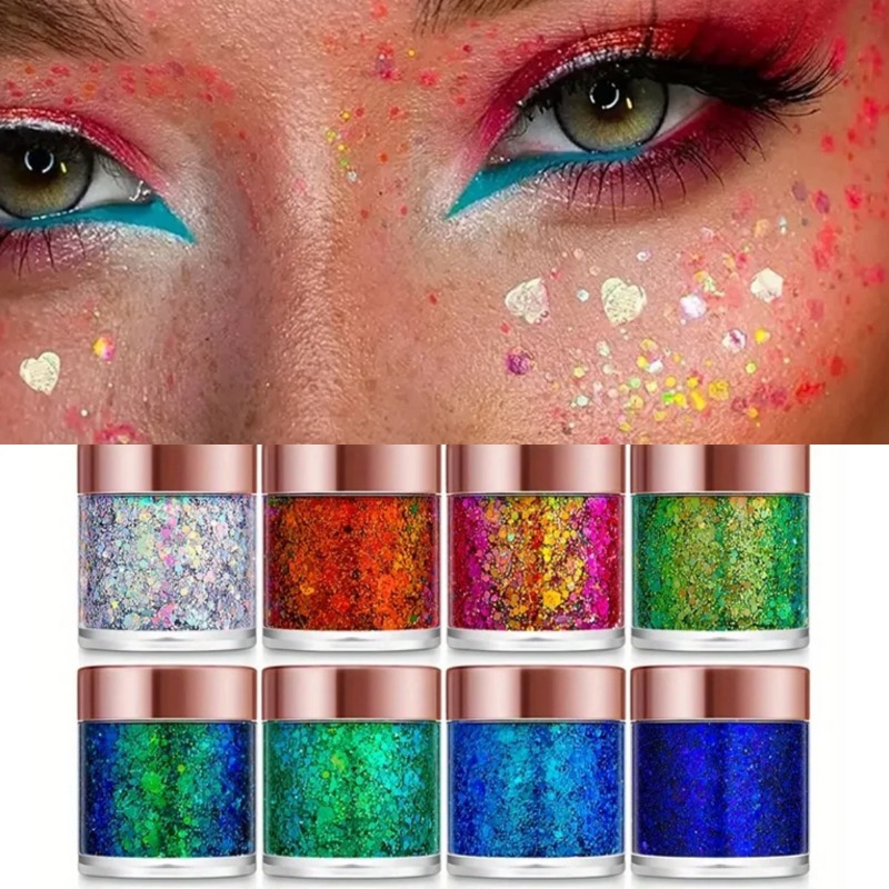 Eyeshadow Glitter Pigment - 1 Buah Glitter Rias Gel Glitter