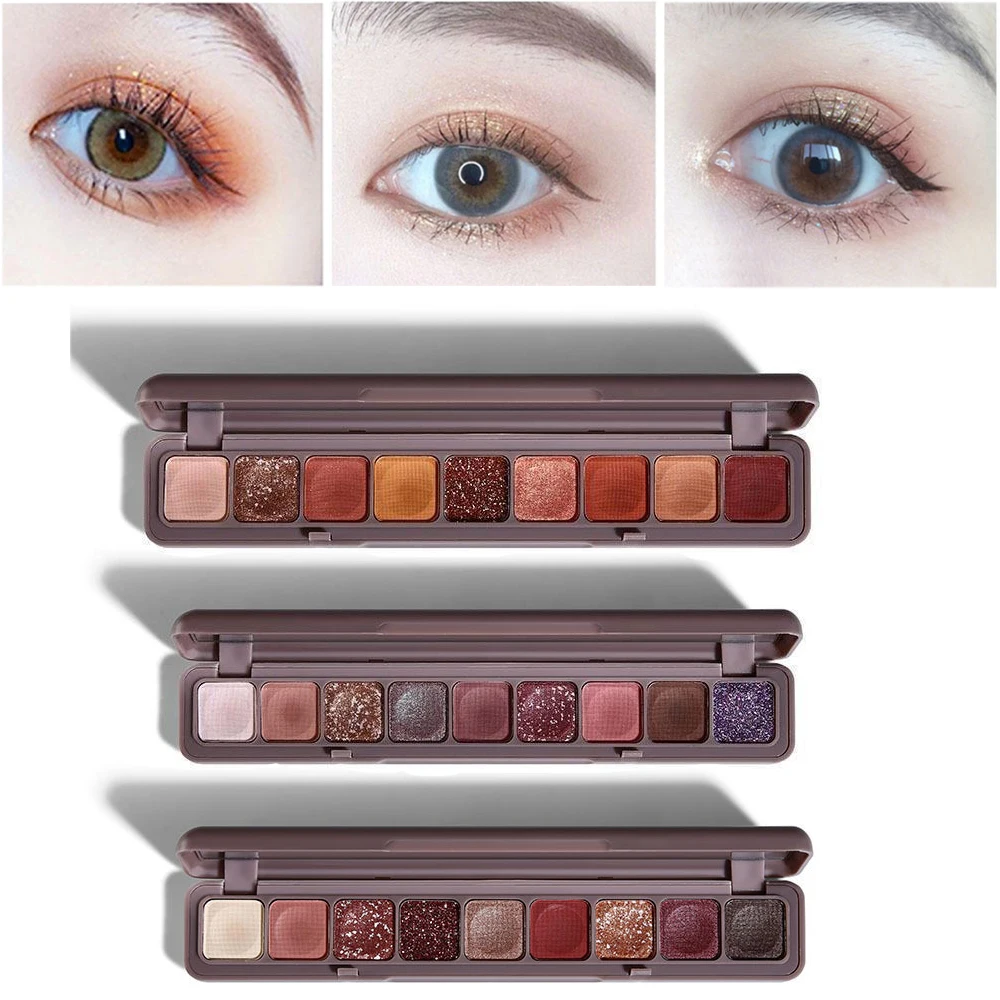 Eyeshadow Glitter Pigment - Eyeshadow Glitter Ujung Jari 9 Warna