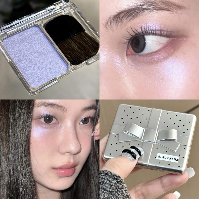 Palet Rias Wajah Punk Ice Purp - Eyeshadow Glitter Pigment ulasan dan harga