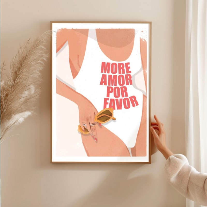 Poster Majalah Fashion Glam Re - Beauty Of Makeup Quotes ulasan dan harga