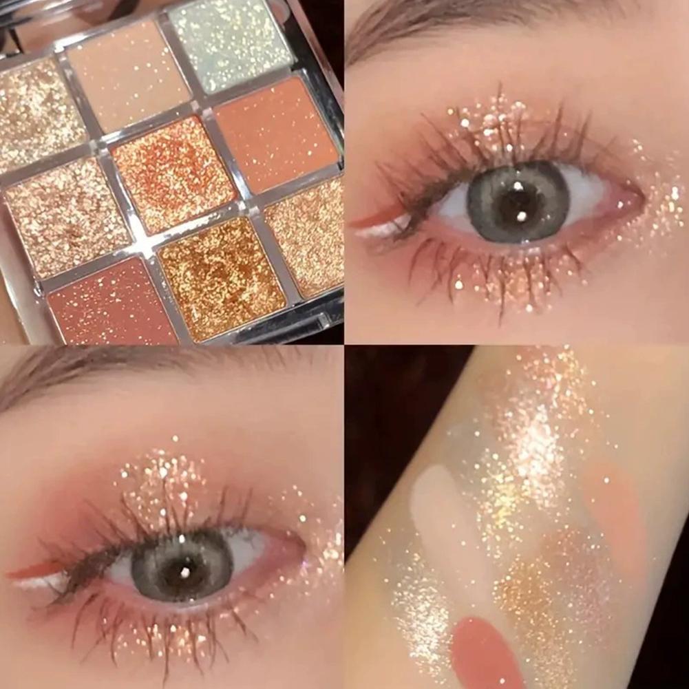 Palet Eyeshadow Glitter, Eye S - Eyeshadow Glitter Pigment ulasan dan harga