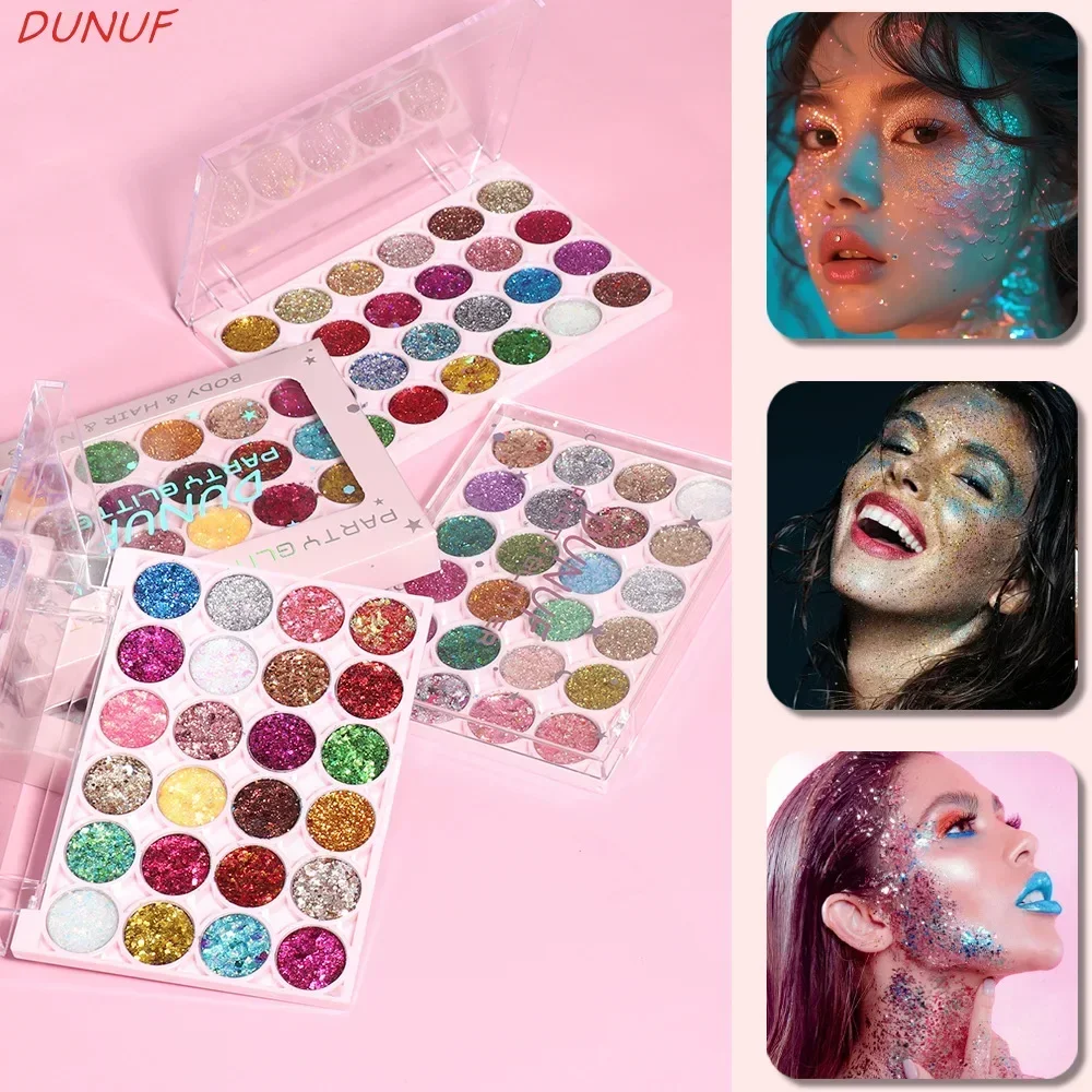 Palet Gel Glitter Wajah Tubuh  - Eyeshadow Glitter Pigment ulasan dan harga
