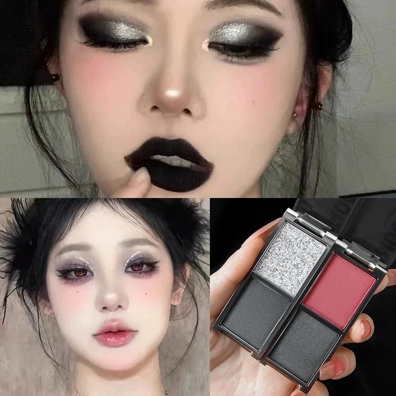 Palet Eyeshadow Dua Warna Hita - Eyeshadow Glitter Pigment ulasan dan harga