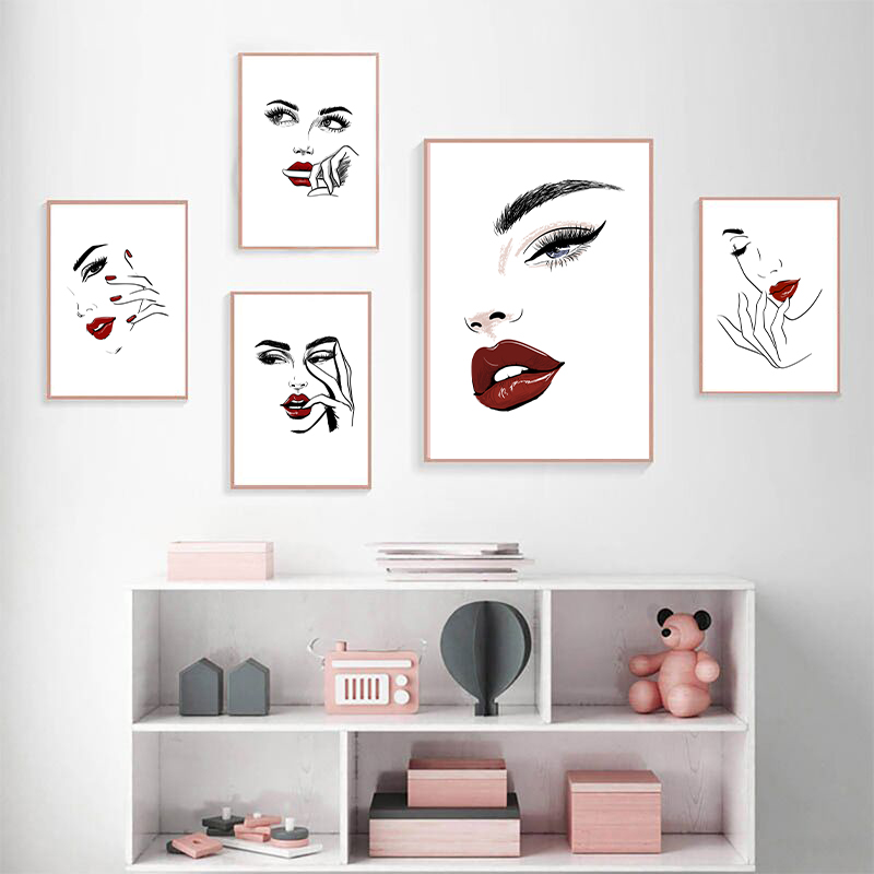 Cetak Poster Rias Mode Nordik  - Beauty Of Makeup Quotes ulasan dan harga