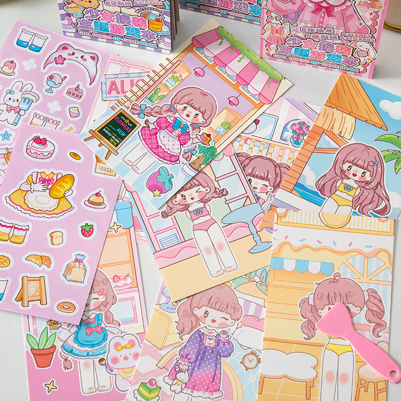 Buku Stiker Permainan Berdanda - Makeup Beauty Makeup Game ulasan dan harga