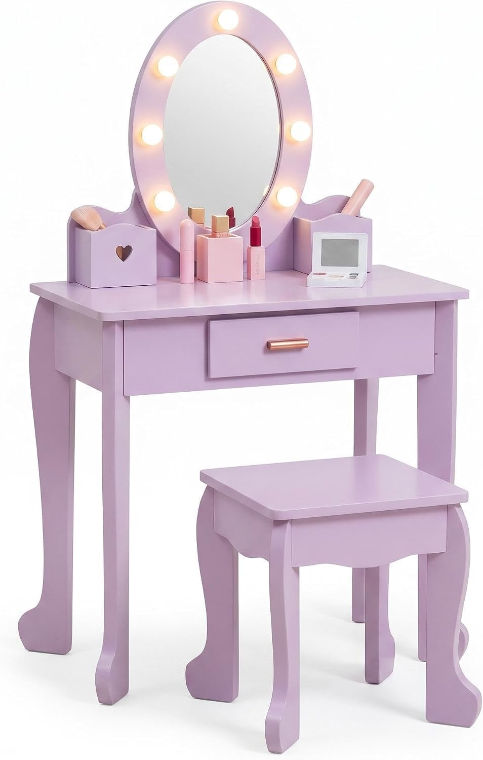 Set Meja Rias dan Kursi Anak d - Beauty Makeup Kit For Kids ulasan dan harga
