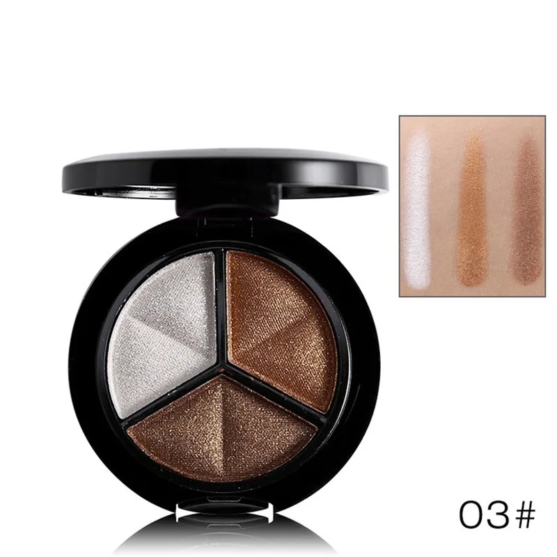 3 warna Eyeshadow Glitter taha - Eyeshadow Glitter Pigment ulasan dan harga