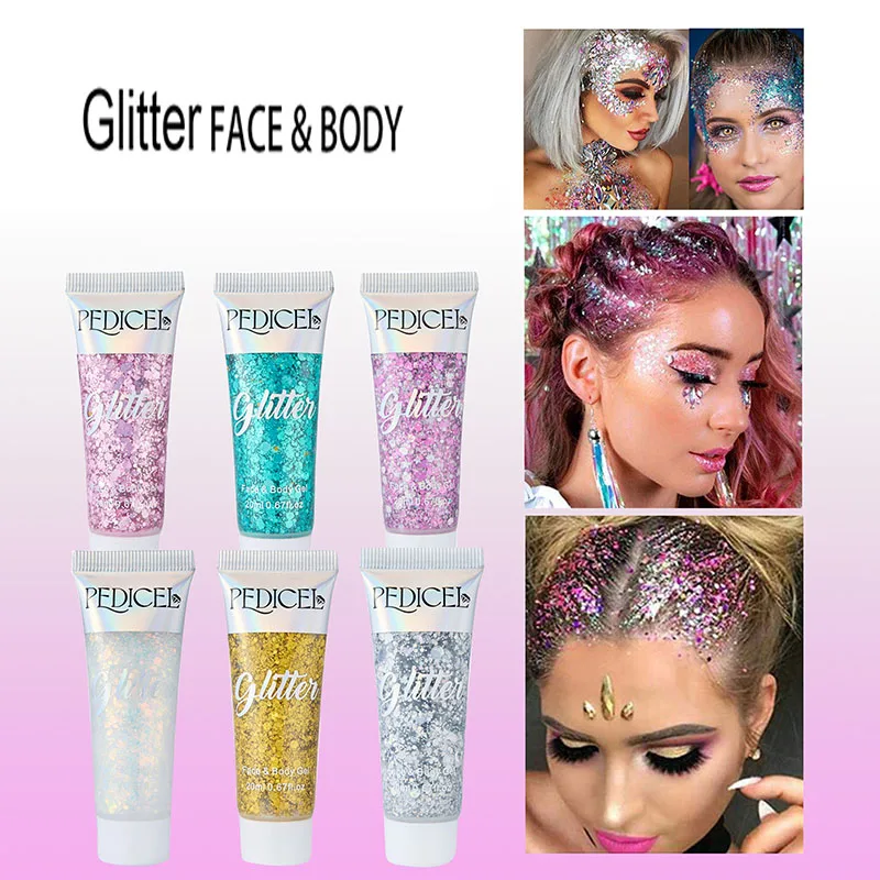 Krim Gel Glitter Wajah, Eyesha - Eyeshadow Glitter Pigment ulasan dan harga