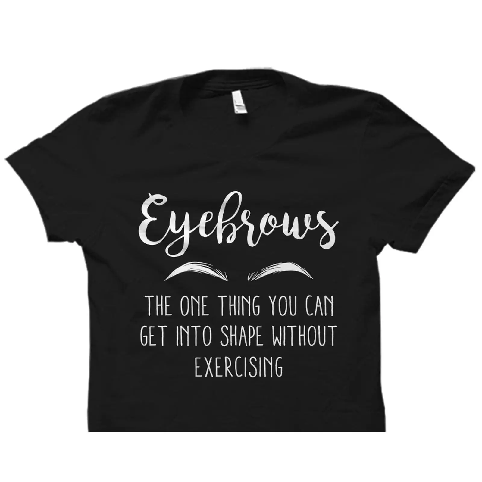 Kaos dengan Kutipan Alis Lucu  - Beauty Of Makeup Quotes ulasan dan harga