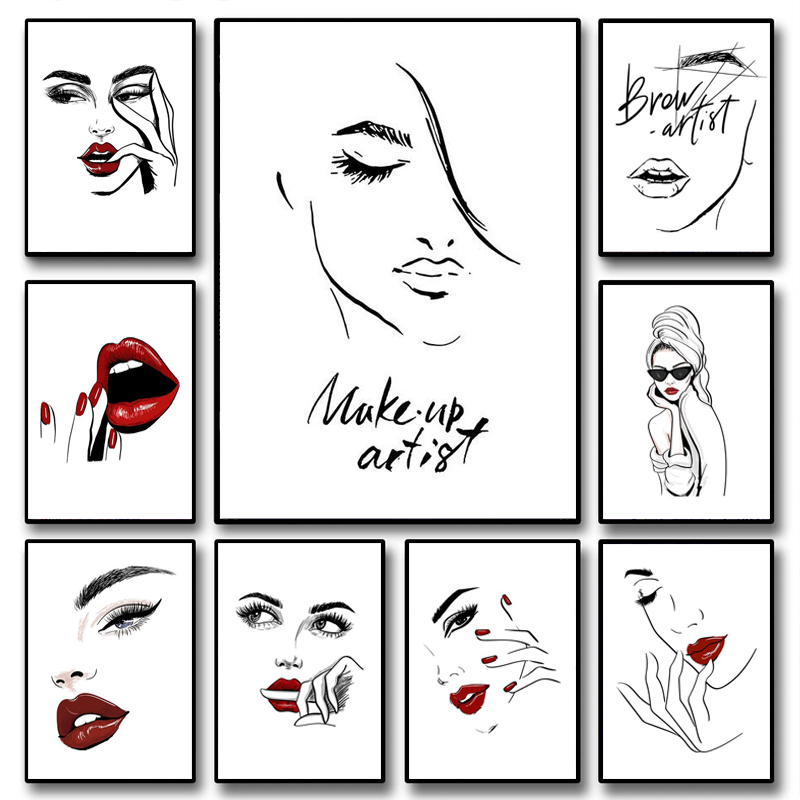 Poster Riasan Mode Wanita Cant - Beauty Of Makeup Quotes ulasan dan harga