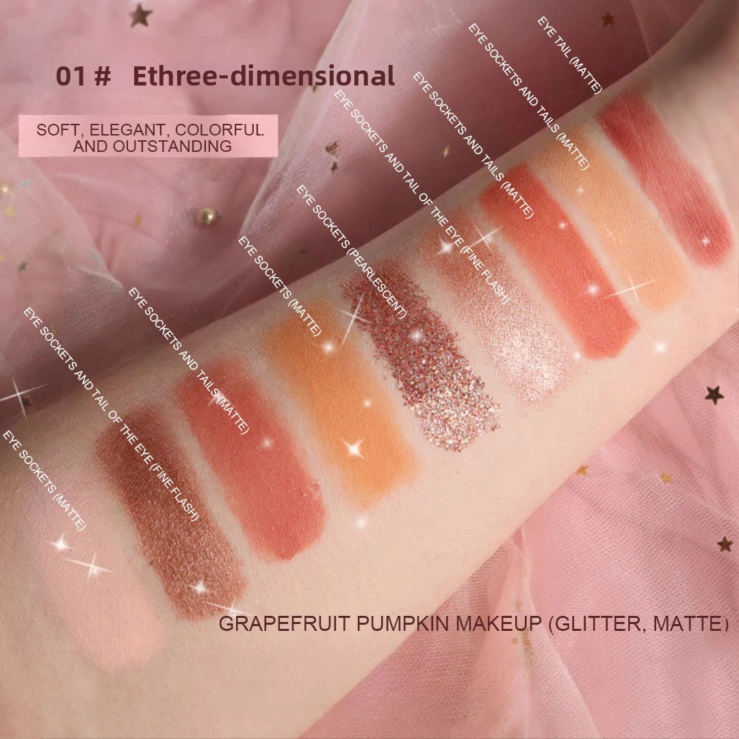 Eyeshadow Glitter Ujung Jari 9 - Eyeshadow Glitter Pigment ulasan dan harga
